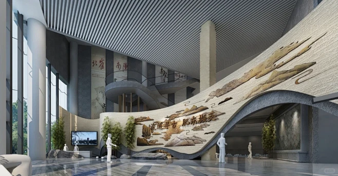 历史博物馆室内展陈设计方案｜案例 - 小红书-花瓣网