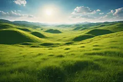 草地大自然摄影图