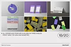 60组高质量名片品牌设计提案贴图展示样机模板 Business card mockups - 样机模版 - 美工云 - 上美工云，下一种工作！