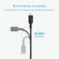 Amazon.com: Anker PowerLine II Dura Lightning Cable, Probably The World's Most Durable Cable, MFi Certified for iPhone 7 / 7 Plus / 6 / 6 Plus / 5S: AnkerDirect