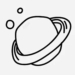 行星太空土星图标 行星 icon 标识 标志 UI图标 设计图片 免费下载 页面网页 平面电商 创意素材