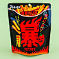Tohato Extreme Bokun Habanero Crispy Potato Snacks : Experience a higher level of spiciness with these crunchy potato sticks. Each piece is loaded with fiery hot habanero chili powder that will make your tongue feel on fire!