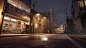 Tokyo Street (Rainy), Jaume Rovira Llorca : A new version on my previous project, with some details that didn't make it in time. Besides, I wanted to work with rain shaders and try a new illumination.
Based on Arseniy Chebynkin's concept art "Tokyo S