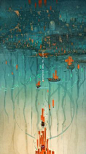 ArtStation - City in the Clouds, CAI ZHICHAO