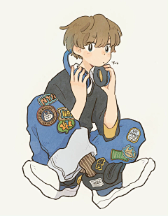 慢吞吞GK采集到插画