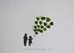 马来西亚艺术家Tang Chiew Ling创意DIY的树叶拼贴画，将简单插画和拼贴画制作相结合，DIY出生动有趣的日常生活场景。 这一组组简单而又韵味深长的作品，仿佛正在跟我们讲述时光的故事，经历的过往一幕幕重现，欢乐、伤感、幸福、忧伤，冷暖自知。 #手工# #DIY#