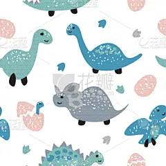 可爱的,恶作剧,恐龙,四方连续纹样,男孩,自然,华丽的,纺织品,图像,重复