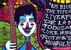 披头士2014海报 by Luis Pinto