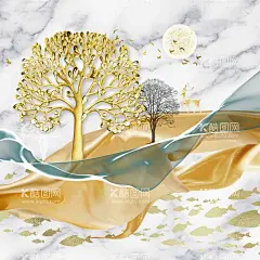 装饰画  - 源文件下载【酷图网】晶瓷画,山水画,石来运转,石头画,轻奢,抽象金色,中式,现代,艺术,一帆风顺,电表箱装饰画,飘带,鸿运当头,宏运当头,发财树,大海,浮雕背景墙,3D画,玄关,推拉移门