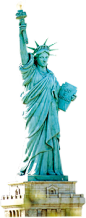 自由女神像 美国元素 PNG