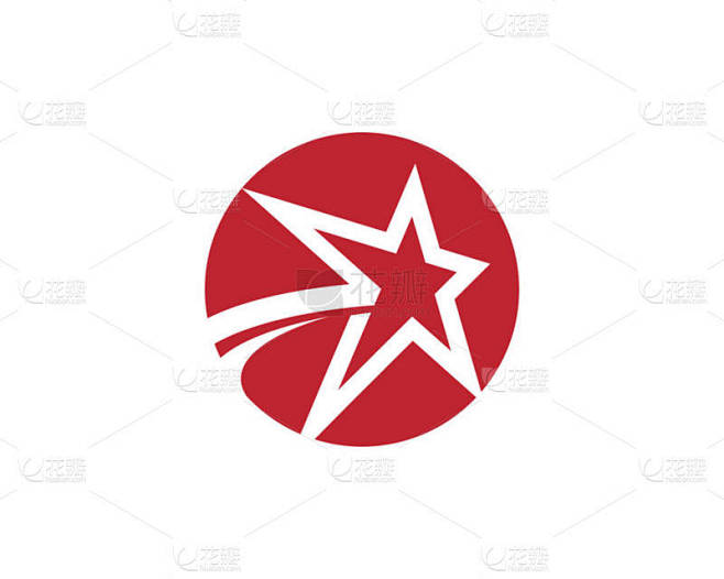 星号图标模板矢量图标设计