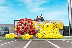 Emoj表情包ip展览、活动氛围布置、表情包美陈、商场IP