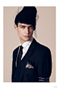 Matthew Bell is Punk Chic for Stylish Panorama Cover Fashion Shoot