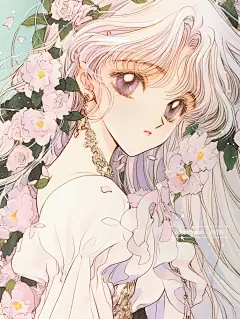 经典漫画风 | 少女的回眸 - 小红书