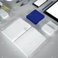业务模板模型。高分辨率。
