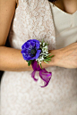 Anemone wrist corsage. Photography by www.emiliewhite.com