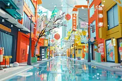 电商购物生活场景