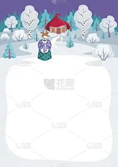 童话背景与鹿
