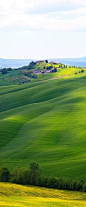 意大利 托斯卡纳，锡耶纳和阿西安的美丽风景