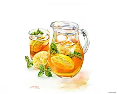 顶级鲜花美食水果手绘插画-挪威Kateryna Savchenko [46P] (16).jpg