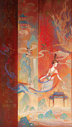 曲酒云裳采集到背景底纹