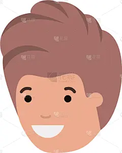 性格,人的头部,头像,少男,分离着色,男孩,可爱的,人,男人,概念