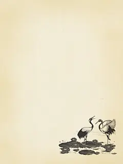 复古信纸底素16张 古风插画牛皮纸 简约干净 - 小红书