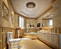 800㎡别墅欧式风格浴室吊顶装修效果图-欧式风格浴缸图片