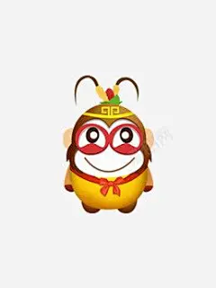 唯美精美卡通可爱小猴子 平面电商 创意素材
