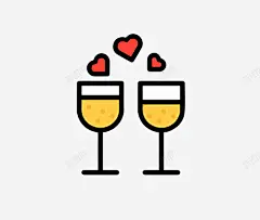 情侣酒杯图标矢量图 爱心矢量图免费 爱心矢量图免费下载 爱情 矢量图 酒杯 UI图标 设计图片 免费下载 页面网页 平面电商 创意素材