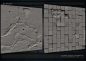 Tilable Textures Sheet, Pierre-Dante Delboulle : Tilable textures for Game's Environment
All Sculpted from scratch on Zbrush