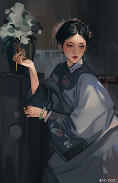 沉寂D采集到女——古风系列