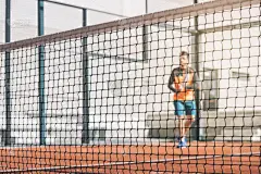 进行中,男人,周末活动,球,运动,网球运动,仅男人,网,一个人,网球