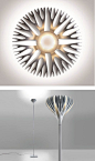 Zamak floor #lamp by ARTEMIDE | #design Ross Lovegrove