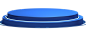 藏青色c4d立体舞台站台圆台台面png (4)