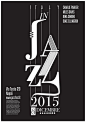 Jazz festival poster 2015 on Behance