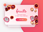 Popup Fruits : Concept popup for food delivery service.