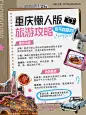 旅游攻略拼贴风小红书配图aigc