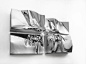 High Relief in stainless steel - sculpture by Helidon Xhixha