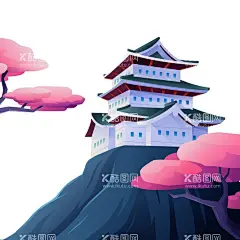 国潮建筑   - 源文件下载【酷图网】国潮,建筑,古风,古风建筑,中国风,中式,古典,手绘,风景,背景,古建筑,海报,插画,国潮海报素材,国潮海报设计,
