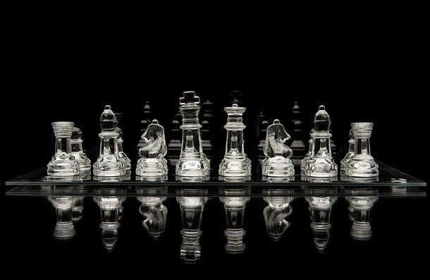 水晶国际象棋高清素材 其它类别 国际象棋...