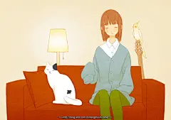 日本——画师大宮灯的动漫插画作品