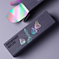 More of my upcoming case DEAR DAME. I think I am a lover of lines :-) #holographic #irisdescence #packagingdesign #brandidentity #colorfuldesign #foilstamping #illustration #skincare #cosmetics