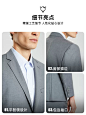 【轻奢简约】SHANSHAN杉杉高级感西服套装男春秋休闲正装男士套西-tmall.com天猫