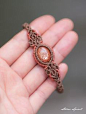 Braccialetto Macrame Sunstone