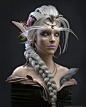 White Priestess | Eduard Oliver , Eduard Oliver : Concept by : Dmitry Prozorov

Hi guys!!!!

I always look for some challenge in my personal projects, this concept fits that purpose.
Colors, hair, feather and the styling of the concept are perfect. So I'v