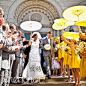 特别的婚礼元素 婚礼上的“伞”#中国风##伞#