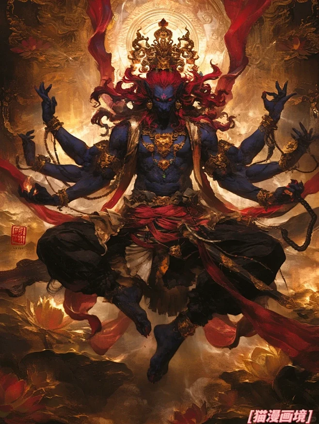 人修·佛门·不动明王 ️｜神怪传·系列 - 小红书图片_特效素材图片素材-花瓣网