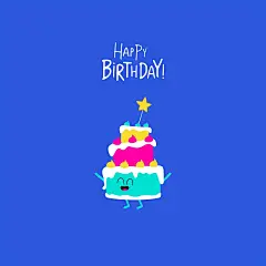 生日贺卡的蛋糕正版高清图片下载-视觉中国VCG.COM