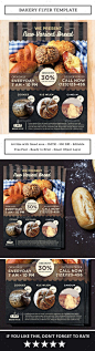 Bakery Flyer Template PSD. Download here: https://graphicriver.net/item/bakery-flyer/17219351?ref=ksioks